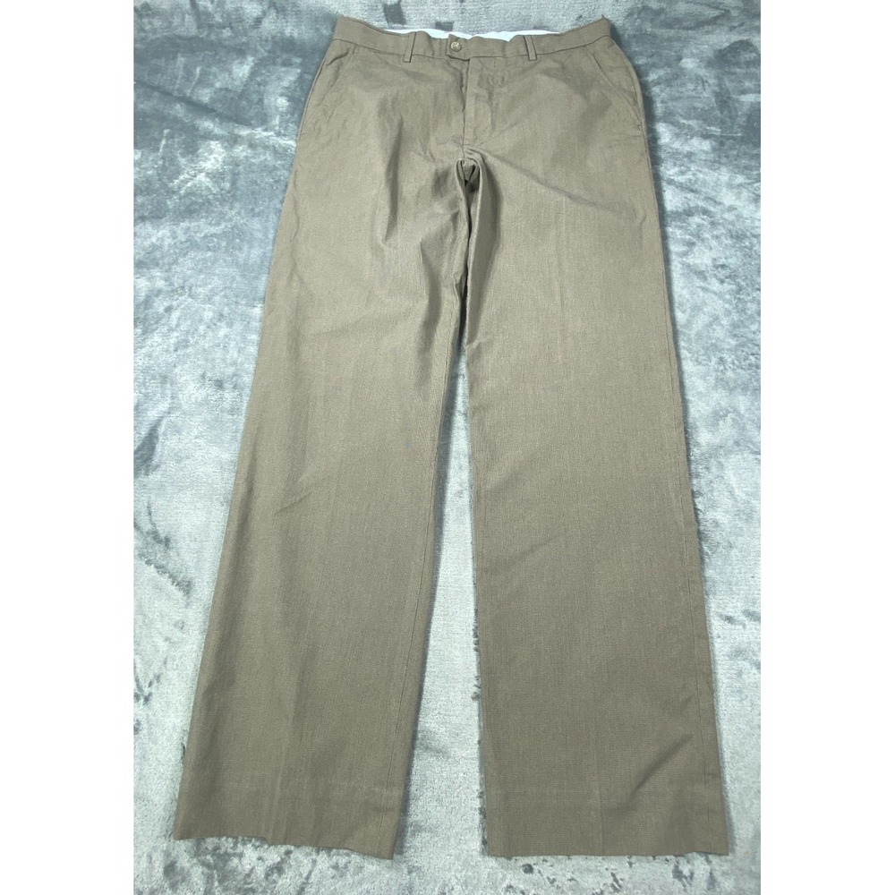 Banana Republic Pants Men 34x32 Houndstooth Classic Fit 100% Cotton Chino Dress